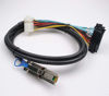 Picture of Mini-SAS SFF-8088 26P to 4 X SAS SFF-8482 29 Pin with Power Cable 2 Meter 6.6FT