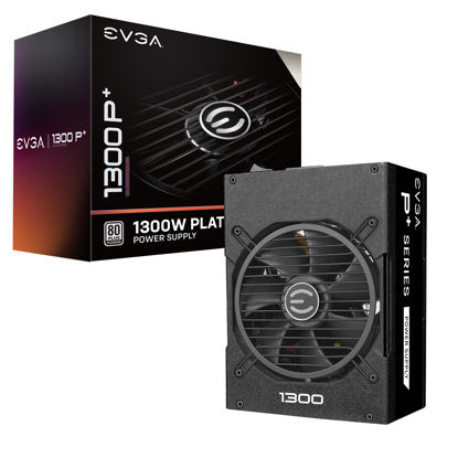Picture of EVGA Supernova 1300 P+, 80+ Platinum 1300W, Fully Modular, 10 Year Warranty, Includes Free Power On Self Tester, Power Supply 220-PP-1300-X1