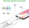 Picture of Headphone Jack Aux Adapter Dongle for iPhone Xs/Xs Max/XR/ 8/8 Plus/X (10) / 7/7 Plus Adapter to 3.5mm Jack Converter Car Charge Accessories Cables & Audio Connector 2 in 1 Earphone Splitter Adapter