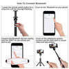 Picture of DATONG Selfie Stick Bluetooth Extendable Foldable Selfie Stick Tripod Monopod Built-in Wireless Remote Shutter for Iphone X 8 7 6 Plus Galaxy Note S8 Google LG Samsung Blackberry Huawei and More