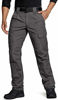 Picture of CQR Men's Tactical Pants, Water Repellent Ripstop Cargo Pants, Lightweight EDC Hiking Work Pants, Outdoor Apparel, Duratex(tlp108) - Charcoal, 38W x 30L