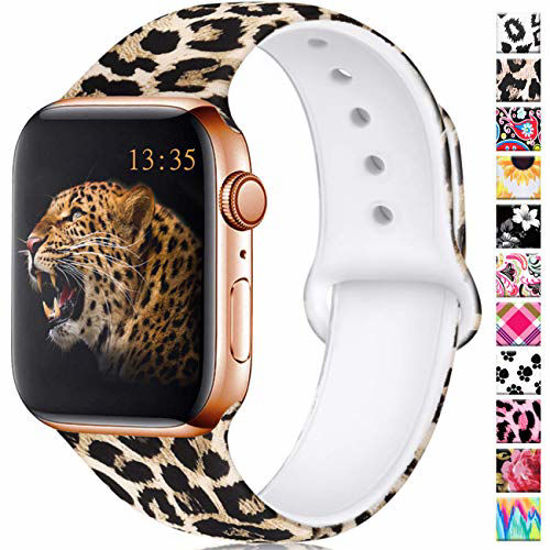 GetUSCart Haveda Leopard Bands Compatible for Apple Watch Series