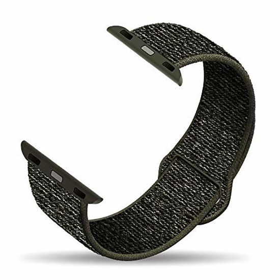 Picture of tovelo Sport Loop Band Compatible with Apple Watch 42mm 44mm, Lightweight Breathable Nylon Replacement Band Compatible with iWatch Series 5/4/3/2/1, Sport, Edition-Cargo Khaki