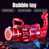 Picture of Gatling Bubble Machine, Gatling Electric Bubble Gun, 8-Hole Automatic Bubble Maker Machine, Kids Bubble Gun Outdoor Toys for Boys and Girls (Pink, Large)