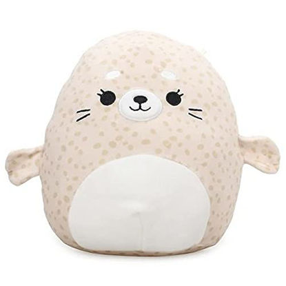 Picture of Squishmallows Official Kellytoy Plush 8 Inch Squishy Soft Plush Toy Animals (Lilou Spotted Seal)