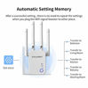 Picture of WiFi Range Extender, 1200Mbps WiFi Extender with 4 External Antennas Dual Band Mini Wireless Signal Booster with Ethernet Port WiFi Range Amplifier