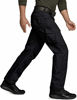 Picture of CQR Men's Tactical Pants, Water Repellent Ripstop Cargo Pants, Lightweight EDC Hiking Work Pants, Outdoor Apparel, Duratex(tlp108) - Black, 42W x 30L