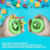 Picture of Snapper Fidget Toy, Finger Sensory Fidget Toy, Party Popper Noise Maker, Grab and Snap Hand Toy, Silicone Grip Ring Decompression Toys, Exercise Arm Muscles, for Kids and Adult (Green)