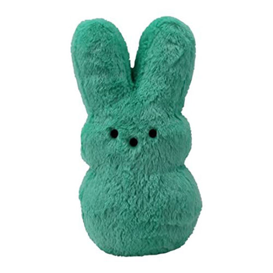 Picture of Peeps Bunny Plush Stuffed Animal Toy Easter Decoration (17 Inch, Green Shaggy)