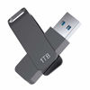 Picture of 1TB USB 3.0 Flash Drive - Read Speeds up to 100MB/Sec Thumb Drive 1TB Memory Stick 1000GB Pen Drive 1TB Swivel Metal Style Keychain Design SXY8