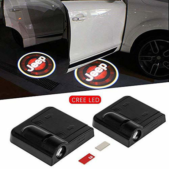 Shop Generic Wireless LED or wire Car Door Toyota Logo Welcome Projector  Light, Pack of 2pcs | Dragon Mart UAE