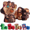 Picture of Toydaze Thanos Gloves Infinity Gauntlet Hands for Kids of All Ages, Works Fine as Boxing Training Gloves, Thanos Toys Work for Roleplay Costume, 1 Pair