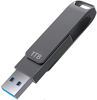 Picture of 1TB USB 3.0 Flash Drive - Read Speeds up to 100MB/Sec Thumb Drive 1TB Memory Stick 1000GB Pen Drive 1TB Swivel Metal Style Keychain Design 1TB-ZYU1