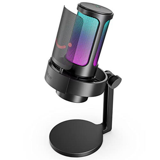 FIFINE AMPLIGAME Gaming USB PC Computer RGB Microphone for Live