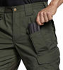 Picture of CQR Men's Tactical Pants, Water Repellent Ripstop Cargo Pants, Lightweight EDC Hiking Work Pants, Outdoor Apparel, Duratex Mag Pocket(tlp109) - Green, 36W x 32L