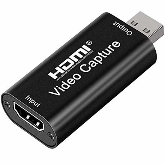 Picture of Etermal Video Capture Cards Audio Capture Adapter HDMI to USB 2.0 High Definition 1080p 30fps Record Directly to Computer for Gaming, Streaming, Teaching, Video Conference or Live Broadcasting