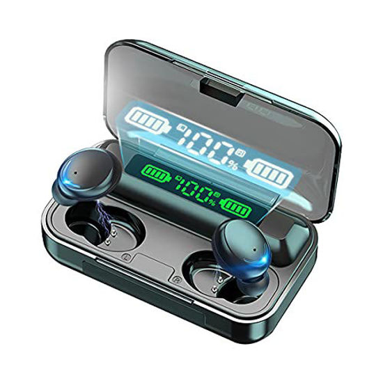 Picture of Wireless Earbuds Headphones, Bluetooth 5.0 Sport Earphones with Wireless Charging Case, IPX7 Waterproof Deep Bass Earbuds Touch Control, Built-in Dual-Mic 3D Stereo Noise Canceling Headsets