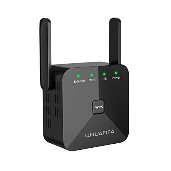 Picture of Wiwafifa WiFi Extender Signal Booster for Home - 2022 Release WiFi Repeater Long Coverage up to 3000sq.ft, with Ethernet Port, Support Access Point ,Easy 1-Tap Setup, Compact Wall Plug Design