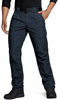 Picture of CQR Men's Tactical Pants, Water Repellent Ripstop Cargo Pants, Lightweight EDC Hiking Work Pants, Outdoor Apparel, Duratex Navy, 38W x 34L