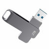 Picture of 2TB USB 3.0 Flash Drive - Read Speeds up to 100MB/Sec Thumb Drive 2TB Memory Stick 2000GB Pen Drive 2TB Swivel Metal Style Keychain Design CZ3