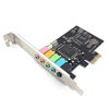 Picture of Lesueur 5.1 Internal Sound Card for Windows 10 with Low Profile Bracket, 3D Stereo PCI-E, CMI8738 Chip 32/64 Bit Sound Card PCI