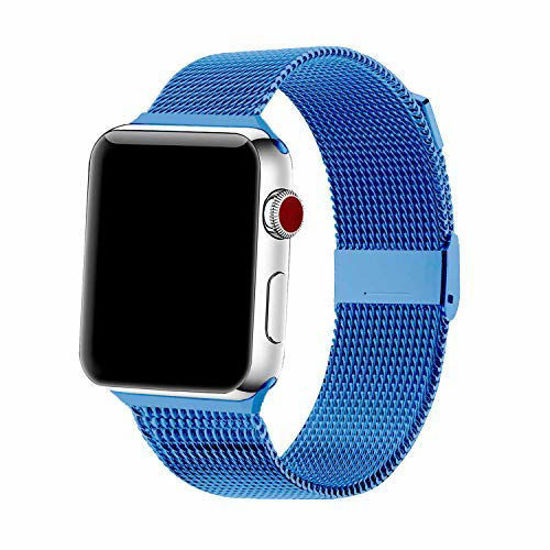 Picture of SexHope Compatible for Apple Watch Band 38mm 42mm 40mm 44mm Series 5 4 3 2 1 (Sky Blue, 38mm/40mm)