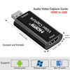 Picture of Audio Video Capture Cards HDMI to USB HDMI Video Capture, Full HD 1080p USB 2.0 Record via DSLR Camcorder Action Cam, Facebook Portal TV Recorder, Live Broadcasting