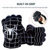 Picture of Toydaze Spiderman Gloves Toys Black for Kids, Black Spider Man Hands, Miles Spiderman Plush Fists, Match with Kids Spiderman Black Costume or Mask, 1 Pair