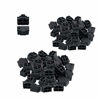 Picture of RJ45 Anti Dust Plug, HFEIX Ethernet Port Cover Silicone Cap Protector Black 100pcs