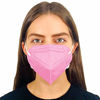 Picture of Disposable 5-Layer Efficiency Protective Adult Face Mask 5-Ply Design Made in USA (5, Flamingo Pink)