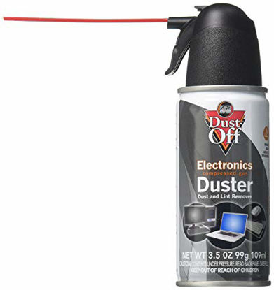 Picture of Off Compressed Gas (152a) Disposable Cleaning Duster, 1, Count, 3.5 oz Can (DPSJB),Black ! 0 1 Count - Black