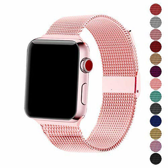 Picture of SexHope Compatible for Apple Watch Band 38mm 42mm 40mm 44mm Series 5 4 3 2 1 (Pink, 38mm/40mm)