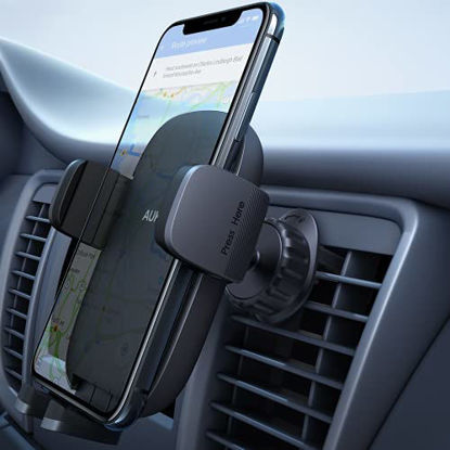 Picture of AUKEY Car Phone Holder?Upgraded Never Fall Hook Clip 2021? Air Vent Car Phone Mount, Universal Cell Phone Holder for Car Compatible with iPhone 12 Pro Max/11 Pro Max/11 Pro/X/, S10+ and More