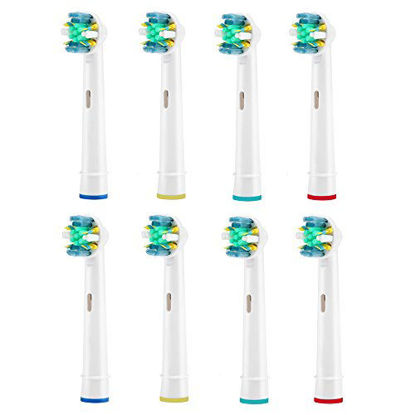 Picture of Toothbrush Replacement Heads Refill for Oral-B Electric Toothbrush Pro 1000 Pro 3000 Pro 5000 Pro 7000 Vitality Floss Action,8 Count By Sekmet