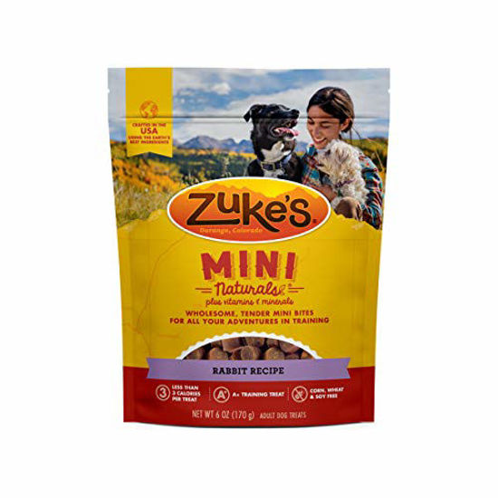 Picture of Zuke's Mini Naturals Training Dog Treats Rabbit Recipe - 6 Oz Bag