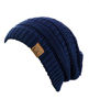 Picture of C.C Trendy Warm Chunky Soft Stretch Cable Knit Beanie Skully, Navy