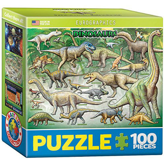 Picture of EuroGraphics Dinosaurs Mini Puzzle (100-Piece)