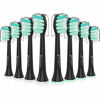 Picture of Toothbrush Replacement Heads, Compatible with All Phillips Sonicare Snap-On Electric Toothbrush (8 Pcs, Black)