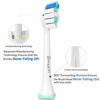 Picture of Sonifresh Replacement Brush Heads, Toothbrush Heads Compatible with Philips Sonicare Electric Toothbrush DiamondClean, Fit 2 Series Plaque Control, Gum Health,Flexcare,HealthyWhite,EasyClean.