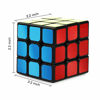 Picture of INTEGEAR Full Size 56mm Magic Speed Cube 3x3 Easy Turning and Smooth Play Durable Puzzle Cube Toy for Kids