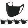 Picture of 5 Pcs Face Shield Unisex Black Cotton Washable, Reusable Cotton Fabric