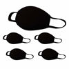 Picture of 5 Pcs Face Shield Unisex Black Cotton Washable, Reusable Cotton Fabric