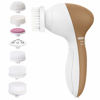 Picture of Facial Cleansing Brush [Newest 2020], PIXNOR Waterproof Face Spin Brush with 7 Brush Heads for Deep Cleansing, Facial Brush for Gentle Exfoliating, Removing Blackhead, Massaging