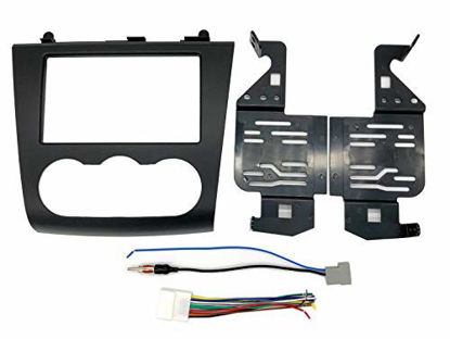 Picture of Nissan Altima 2007-2011 Double Din Aftermarket Radio Stereo Installation Dash Kit + Wire Harness and Antenna Adatper