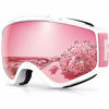 Picture of findway Ski Goggles, 100% UV Protection OTG Snow Goggles for Men, Women & Youth