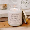 Picture of Sweet Water Decor Jeremiah 29:11 Candle | Tropical Fruits, Sugared Citrus, Exotic Mountain Greens Scented Soy Candles for Home | 9oz Clear Glass Jar, 40 Hour Burn Time, Made in the USA