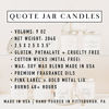 Picture of Sweet Water Decor Jeremiah 29:11 Candle | Tropical Fruits, Sugared Citrus, Exotic Mountain Greens Scented Soy Candles for Home | 9oz Clear Glass Jar, 40 Hour Burn Time, Made in the USA