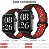 Picture of EXCHAR Sport Band Compatible with Apple Watch Band 38mm 40mm Breathable Soft Silicone Replacement Wristband Women and Man for iWatch Series 4 3 2 1 Nike+ All Various Styles S/M 4 Pack