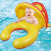 Picture of Greenco Inflatable Mom and Baby Swimming Ring With Sun Shade Canopy