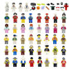 Picture of loengt 48 Minifigures Building Bricks Community People with 22 Figure Accessories, Building Party Toys Gift